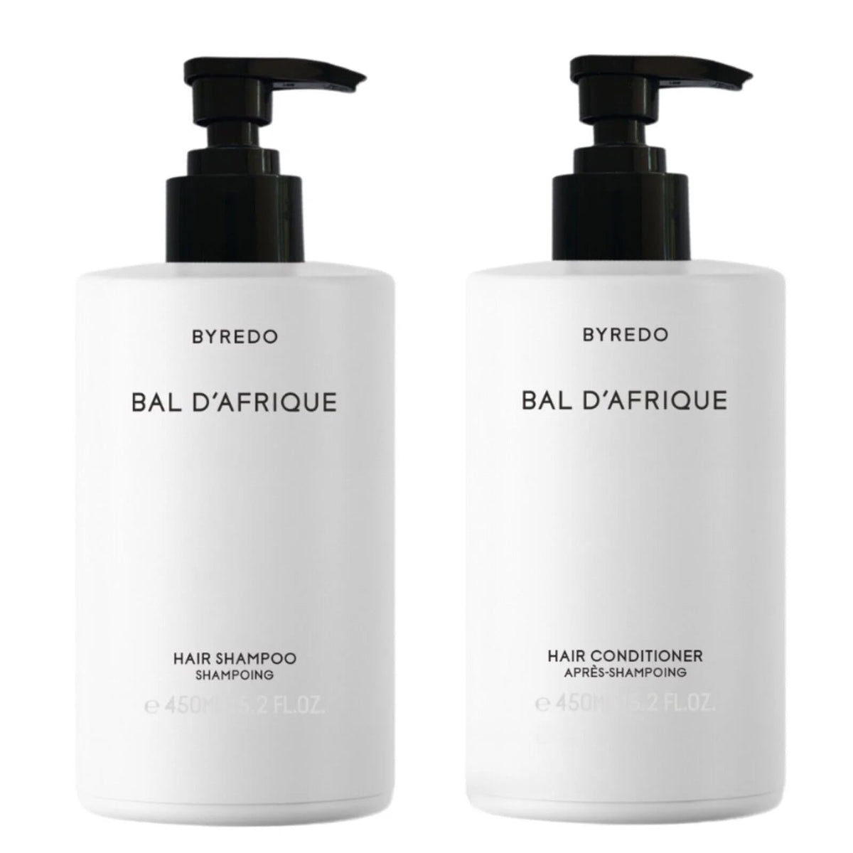 Byredo Bal d'Afrique front packaging showing elegant bottles and clear branding for luxurious routine