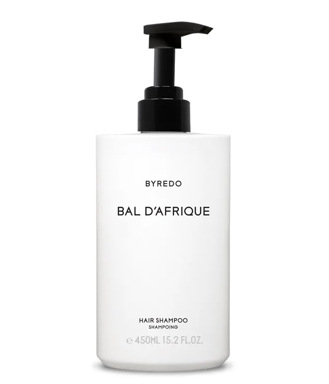 Byredo Bal d'Afrique pump dispenser close-up highlighting controlled dosing and easy application