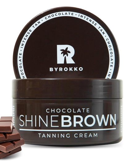 BYROKKO SHINEBROWN front packaging shows bottle and benefits
