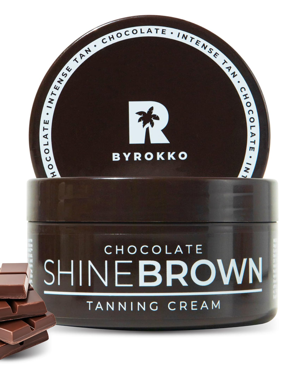 BYROKKO SHINEBROWN front packaging shows bottle and benefits