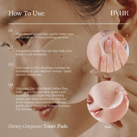 ByUR organic cotton fiber detail emphasizing gentle, lint-free material