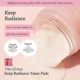 ByUR close-up pad texture showing smooth organic cotton for gentle exfoliation and comfort