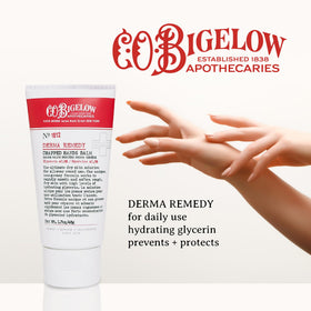 C. O. Bigelow balm being applied to hands for quick softness