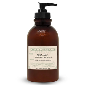 C. O. Bigelow front packaging showing bergamot lotion and easy identification