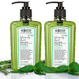 C. O. Bigelow creamy lather texture demonstrating gentle hydration