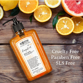 C. O. Bigelow hand wash at kitchen sink adding freshness to routine