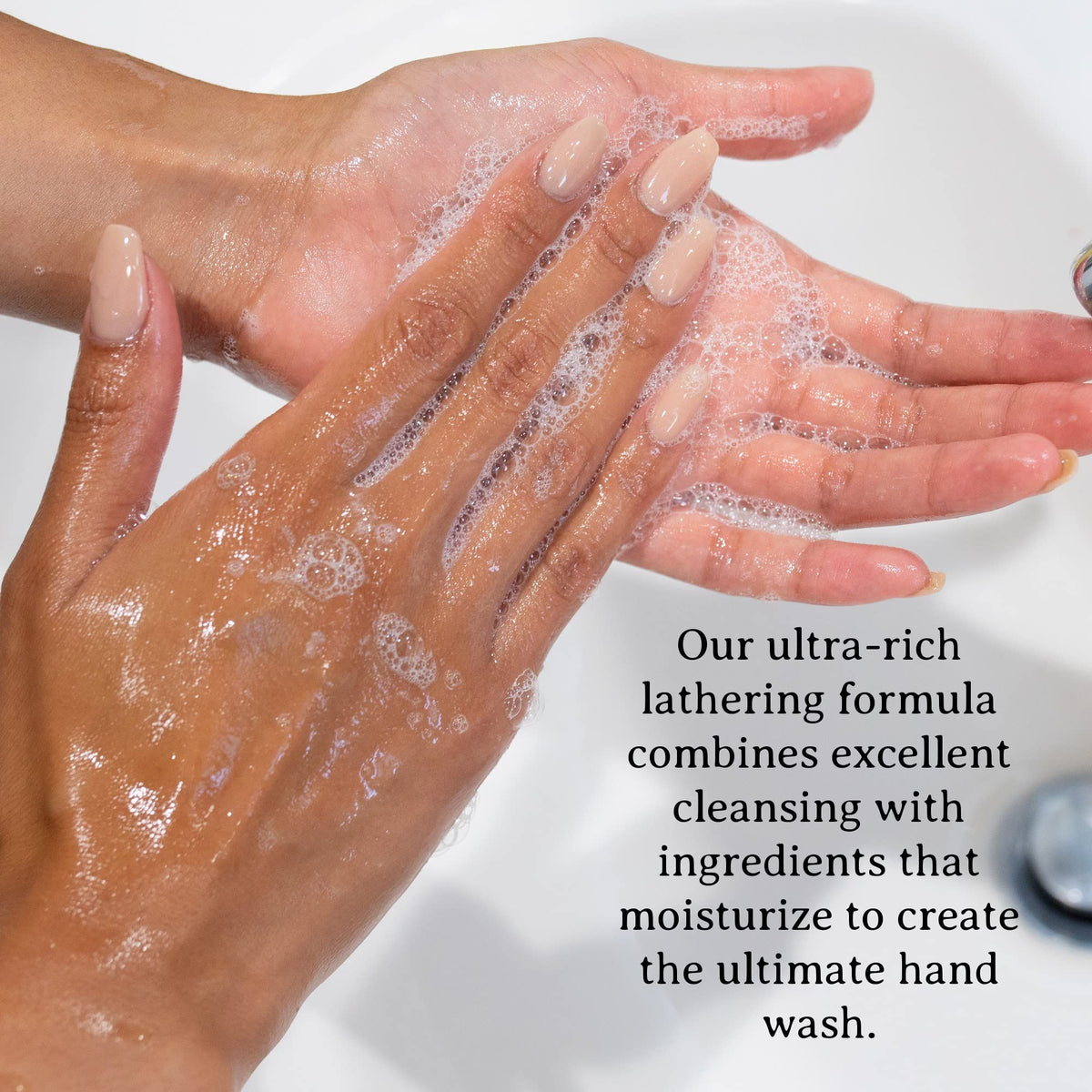 C. O. Bigelow hand soap at a kitchen sink showing practical everyday use