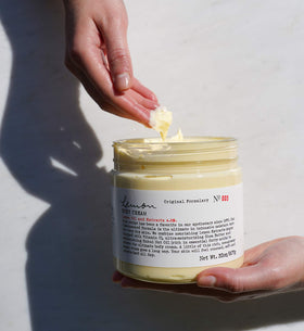 C.O. Bigelow jar in gift setting showing presentable packaging advantage