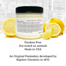 C. O. Bigelow applying cream to hands for soft, hydrated skin