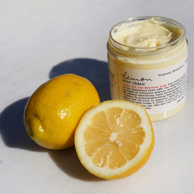 C. O. Bigelow spoon scooping cream for hygienic application and control