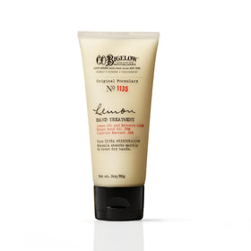 C. O. Bigelow front tube view shows lemon hand treatment for daily hydration