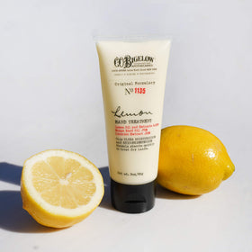 C. O. Bigelow texture close-up highlights lightweight cream that absorbs quickly