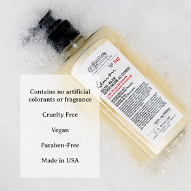 C. O. Bigelow lotion on hand showing quick-absorb hydration without greasiness