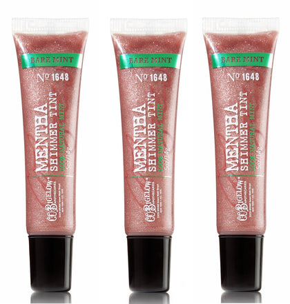 C. O. Bigelow front packaging showing three mint tint tubes and cooling effect