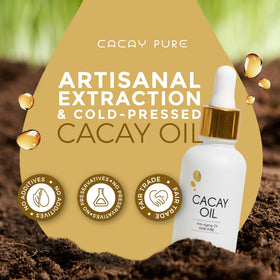Cacay Pure dropper dispensing clear oil for precise application benefit