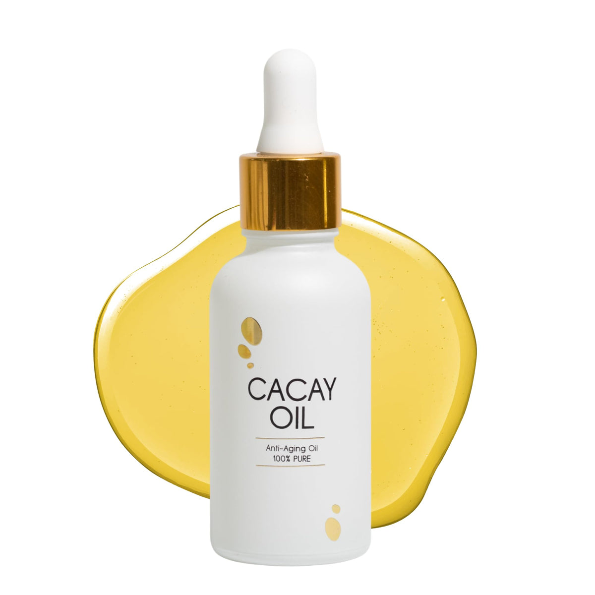 Cacay Pure front bottle showing organic face oil and clean packaging benefit