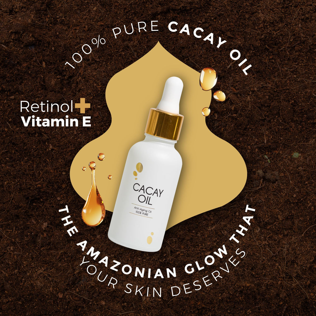 Cacay Pure used on hair ends and nails showing multi-use nourishment benefit