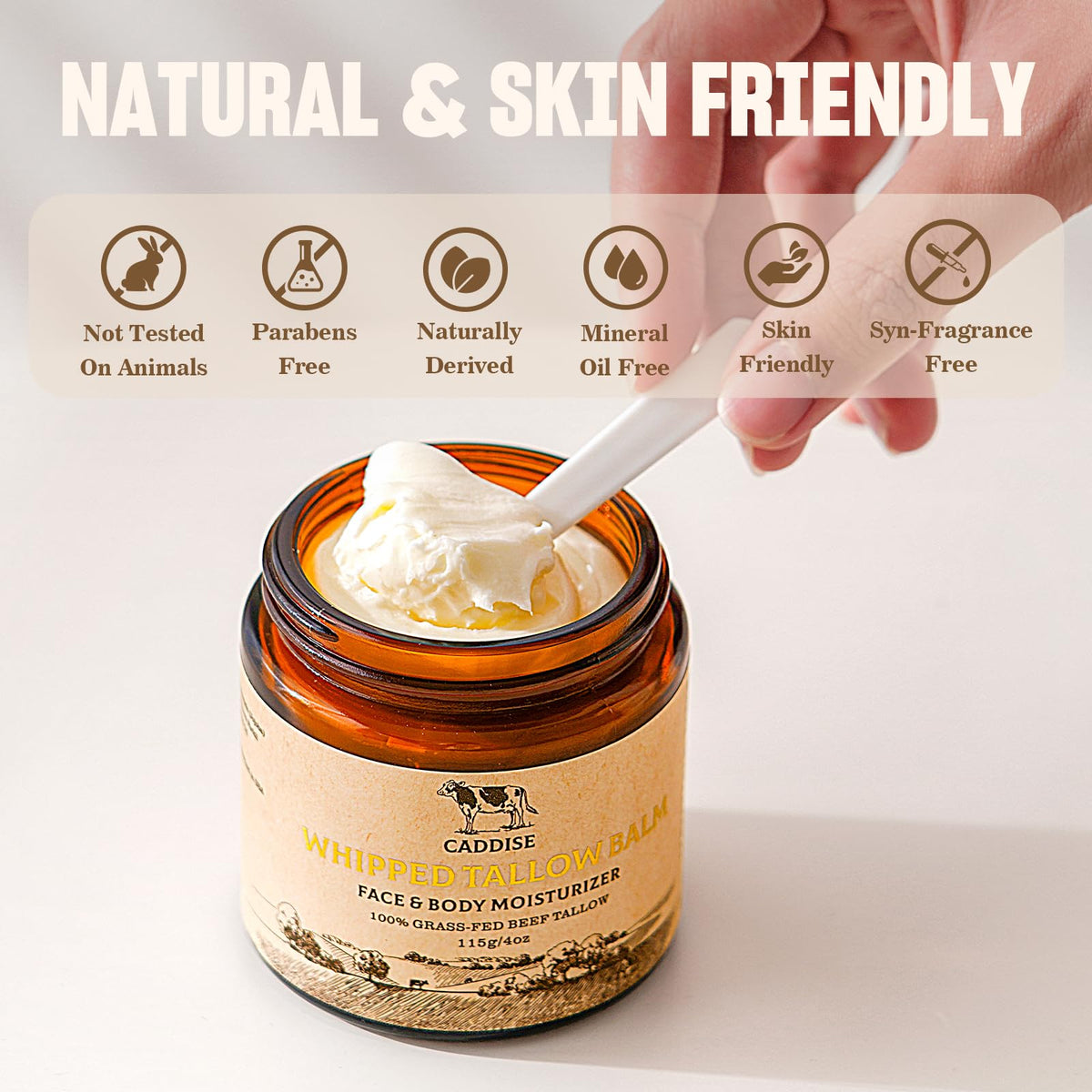 CADDISE used on face in morning routine for lightweight daily moisture