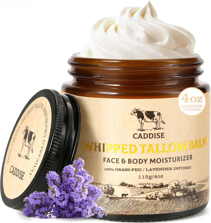 CADDISE jar front label showing lavender scent and clean ingredients benefits