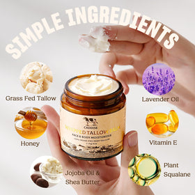 CADDISE open jar displaying whipped texture for fast absorption benefit
