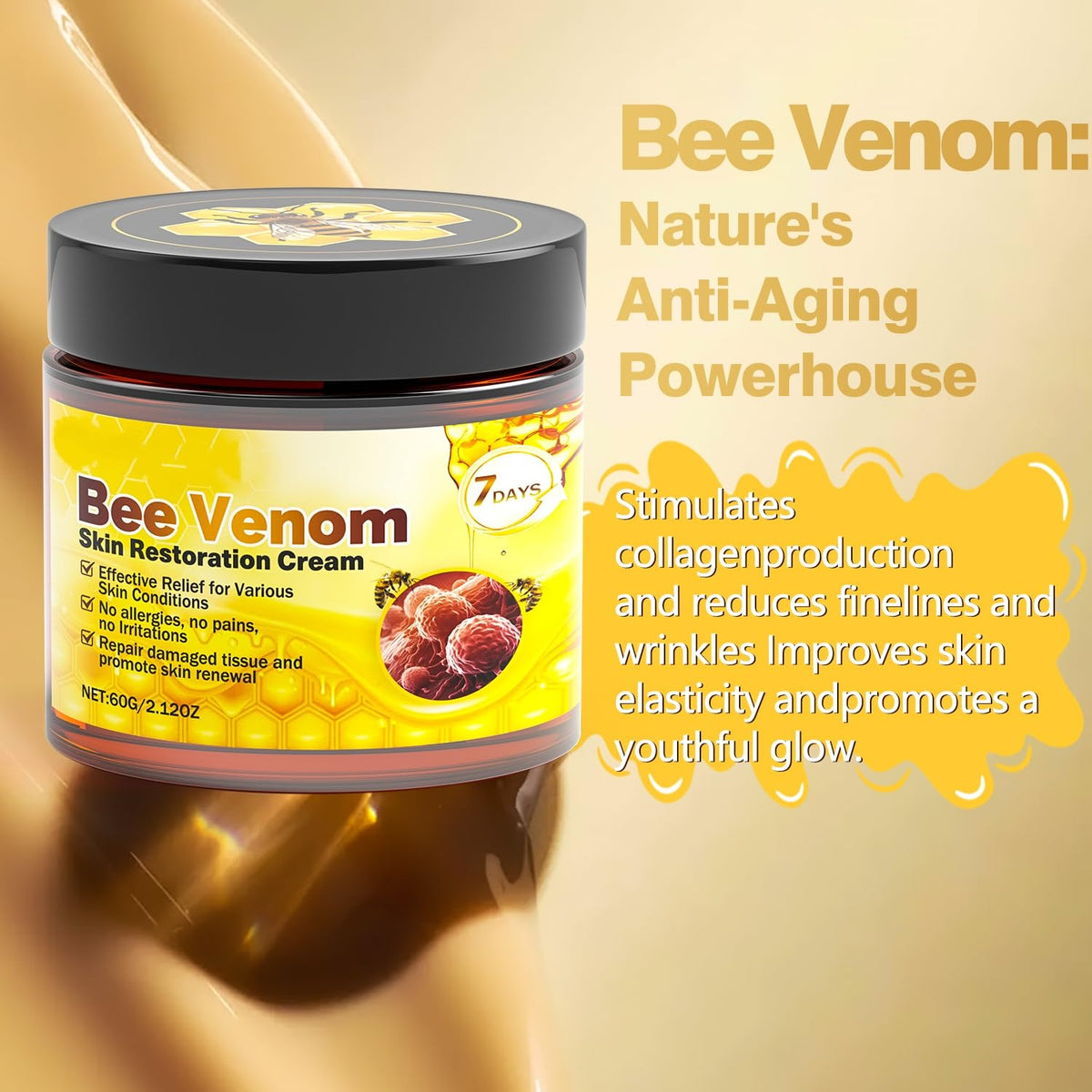 Caderno Inteligente gel-cream texture closeup demonstrating fast absorption benefit