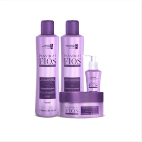 CADIVEU front packaging showing full Plastica Dos Fios kit and benefits