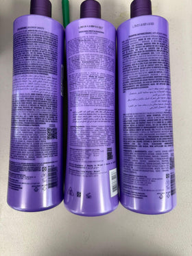 Cadiveu keratin active pouring from bottle to show smooth application