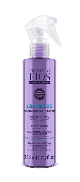CADIVEU Liso Magico applied to damp hair with comb demonstrating even distribution and smoother styling