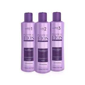 CADIVEU Plastica Dos Fios front packaging showing bottles and benefits