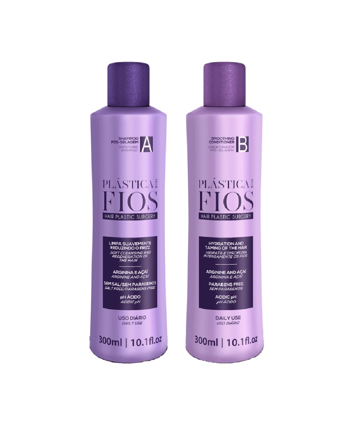 CADIVEU front packaging showing both 300ml bottles and benefits