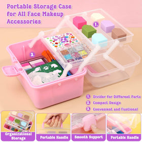 Caffox glitter pots and adhesive gems adding sparkle to designs