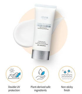 caincosmetic close-up of silky sunscreen texture showing fast absorption