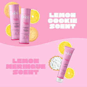 Cake Beauty conditioner being poured to show slip — nourishing conditioner for easier detangling