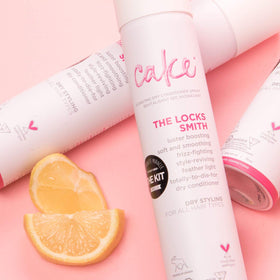 CAKE Beauty spray nozzle in action, demonstrating even mist for quick refresh