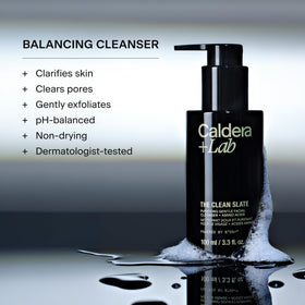 Caldera + Lab close-up label detail highlighting MADE SAFE certification