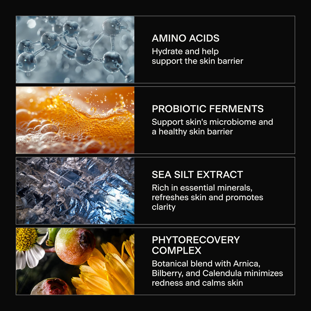 Caldera + Lab pump dispensing cleanser into hand for easy application