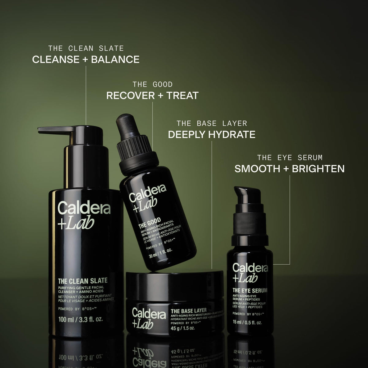 Caldera + Lab The Clean Slate close-up pump for gentle cleansing benefit