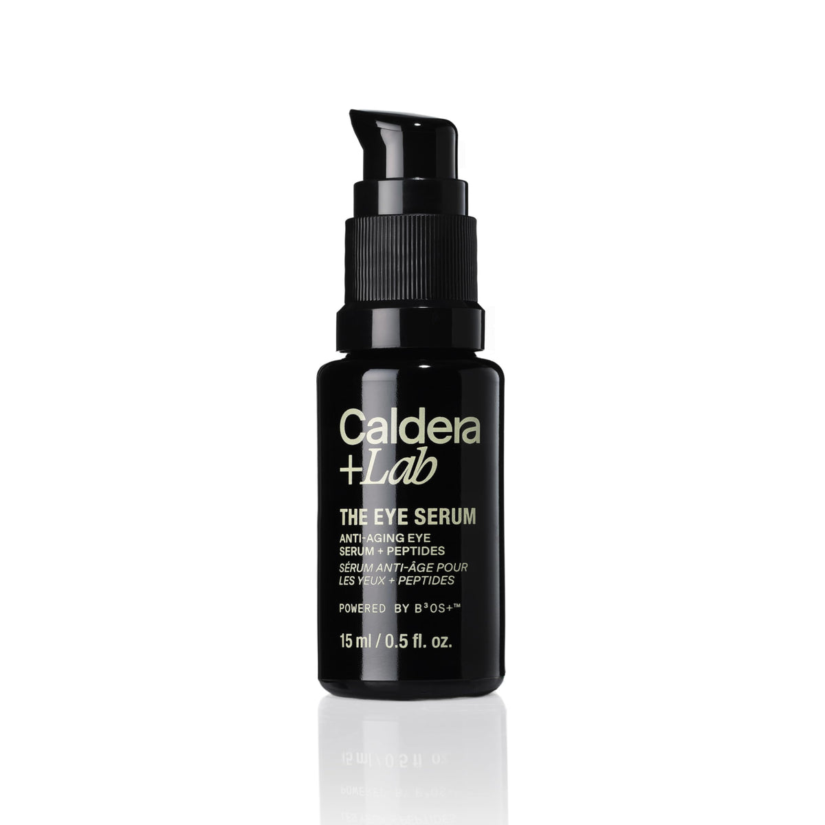Caldera + Lab front bottle showing sleek packaging and visible brand benefit
