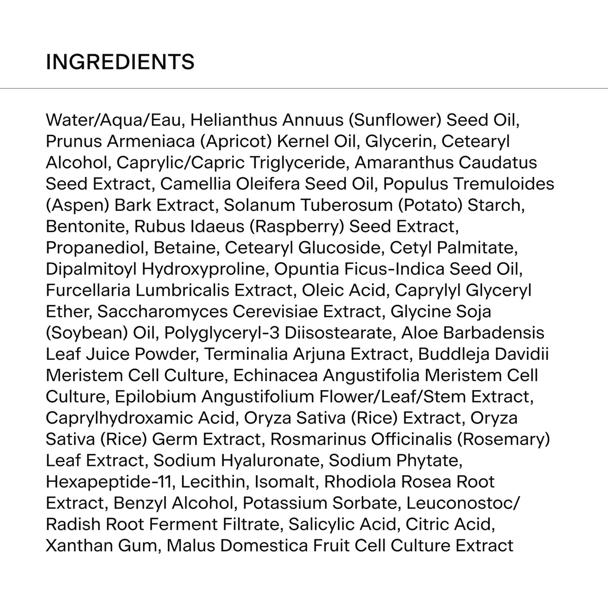 Caldera + Lab plant extracts beside bottle illustrating natural ingredient benefit