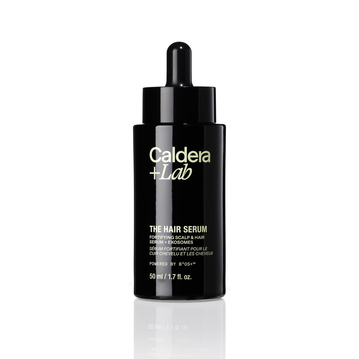 Caldera + Lab front bottle showing label and sleek packaging benefit: clear product identity