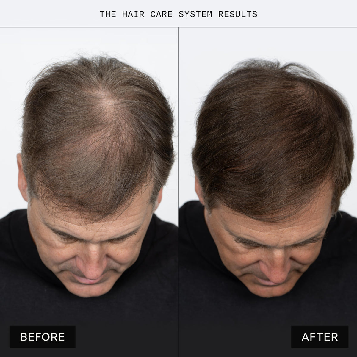 Caldera + Lab in-shower use on hair illustrating effective cleanse