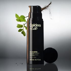 Caldera + Lab pump dispensing shampoo for easy daily use