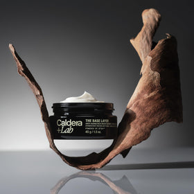 Caldera + Lab application on hands demonstrating lightweight spreadability and hydration