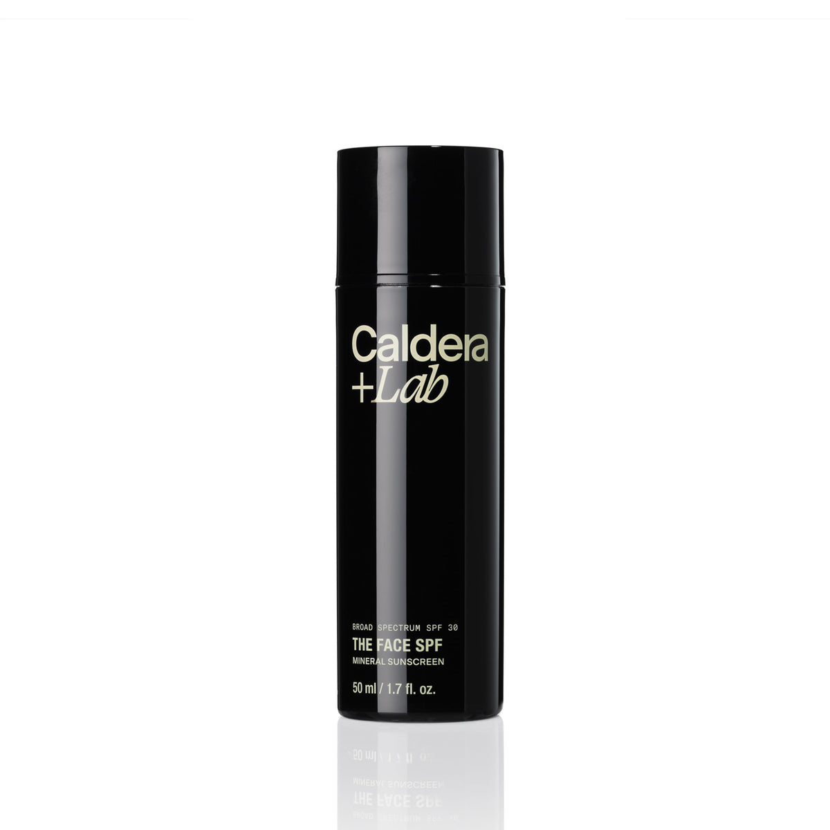 Caldera + Lab front packaging showing SPF 30 protection and benefits