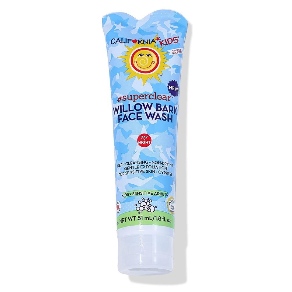 California Baby front packaging showing travel-size bottle and clear label benefit