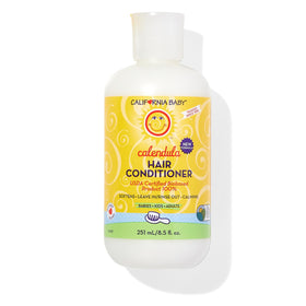 California Baby front bottle shows label and gentle calendula benefit