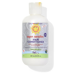 California Baby front packaging showing bottle and clear benefit
