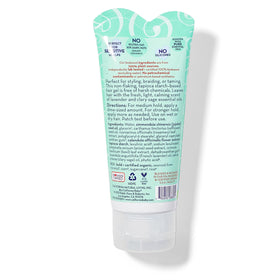 California Baby gel texture on fingertip showing smooth non-sticky finish