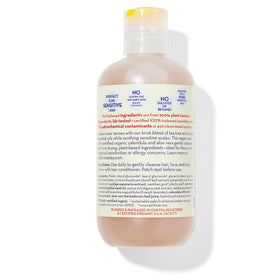 California Baby pump dispensing cream-like texture for easy rinsing and mild cleansing benefit