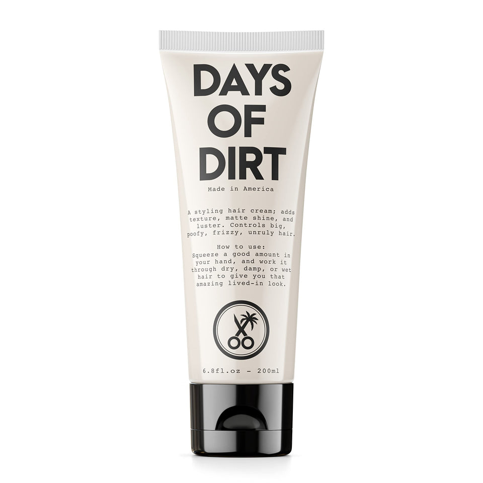 California Born front tube showing product packaging and benefits